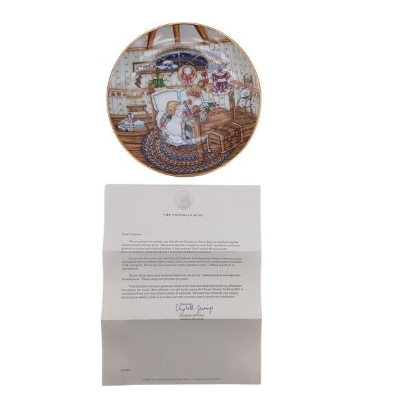 Lot of 4 Franklin Mint Limited Edition Collector Plate by Karyn E. Bell - Picture 11 of 16